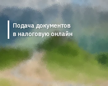 Подача документов в налоговую онлайн