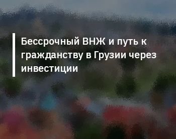 Бессрочный ВНЖ и путь к гражданству в Грузии через инвестиции